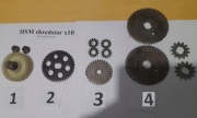 Niszczarka HSM shredstar X10 kolo zebatki