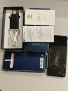 Motorola Moto G 5G Plus 128GB – pęknięty ekran, działa, komplet