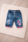 Jeansowe spodnie 56–62 cm 1–3 mies. Faded Glory – śliczne