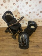 Wielofunkcyjny wózek dziecięcy Lionelo Amber 3in1 Black Onyx