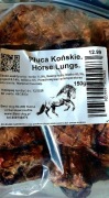 Płuca końskie 150g - konina - przysmak dla psa - dieta alergia pokarmowa