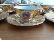 Zestaw filizanek Gold