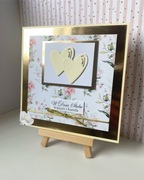 Kartka ślubna handmade, personalizowana.