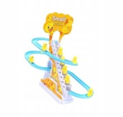 Kaczka Wspinaczka po Schodach Zabawka Dla Dzieci LED 6 Kaczuszek