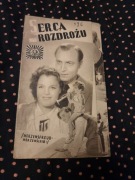 stara ulotka filmowa kinowa serca na rozdrożu nr 306