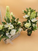 Komplet nagrobny  -kompozyca wiosenno -wielkanocna