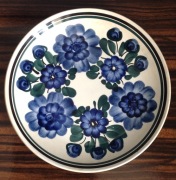 Ręcznie malowany kolekcjonerski talerz FAJANS KOŁO | PRL vintage