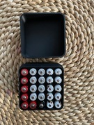 Pudełko, organizer do przechowywania baterii AAA 25 sztuk