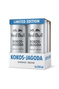 Red Bull Kokos–Jagoda 4x250ml-Limitowana Edycja-Oryginał z Niemiec