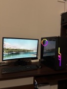 Zestaw komputer gamingowy z monitorem zakrzywionym+gratis