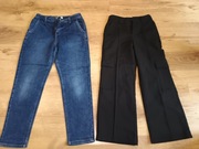 Spodnie, dżinsy Levi's i Reporter rozmiar 134 - 140