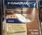 Wkręty do drewna Rawlplug 4x35mm - 26 szt