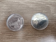 2 monety Jaskółka i Zamek w Łańcucie 