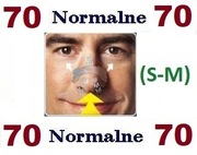 PLASTRY [70 szt.- Rozm: S-M] NA ZATKANY NOS, CHRAPANIE, KRZYWĄ PRZEGRODĘ