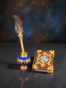 Magiczny Zestaw Biurkowy - Księga i Pióro - HP Fantasy i Magia w jednym