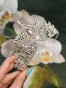 Korona diadem tiara opaska królowa księżniczka bal urodziny ślub komunia 