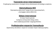 Tworzenie stron i sklepów internetowych, pozycjonowanie
