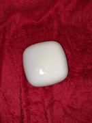 Biały klosz prl 1 szt