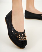 Czarne damskie espadryle  