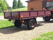 Przyczepa ogrodnicza 2,5 t do ciągnika