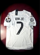 (M) Vini JR #7 Real Madrid 2025/26 Nowa Biała Domowa Koszulka Liga Mistrzów