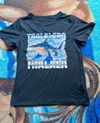 T-shirt dziecięcy czarny Tralalero Tralala 