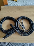 Nowe kable spawalnicze 2 x 8 metrów 25mm2.