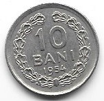 Rumunia 10 bani 1954