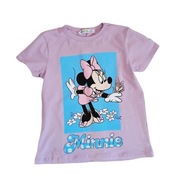 T-shirt Minnie w kolorze liliowym rozm 110cm