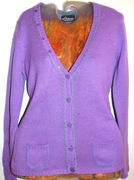 Princess.  Fioletowy kaszmirowy sweter  36/38