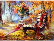 5D DIY Haft diamentowy Jesień w parku