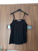 Letnia koszulka top szeroka plisowana na ramiączkach NA-KD xs s 34 36