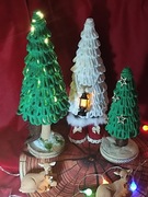 Choinka ze sznurka , ozdoby , prezent , makrama , rękodzieło, DIY 