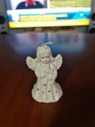 Porcelanowy Aniołek dzwoneczek