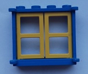 Lego 3853 Niebieskie okno 1 x 4 x 3 4162