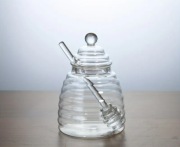 Pojemnik na miód szklany