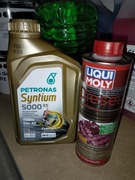 Liqui moly oczyszczacz wtryskiwaczy do diesla + olej petronas 5w30