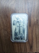 Srebrna sztabka Michał Archanioł 1 uncja Ag.999