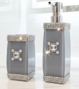 Zestaw do łazienki Srebrna Elegancja 2 el. | glamour | SPA