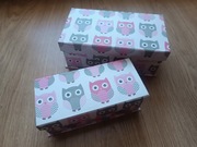 Pudełka do przechowywania sowy ptaki na biżuterię 