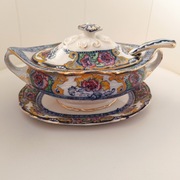 UNIKAT**zabytkowa teryna waza DAVENPORT XIX w.