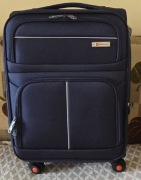 Walizka kabinowa Samsonite granatowa 4 kółka TSA nowa nieużywana