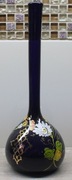 WAZON KOBALT SZKŁO 30 cm DDR LATA '70-te 28 cm