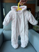 Kombinezon Zimowy dla Niemowląt Różowy Miś 68/74 cm 6-9 Miesięcy