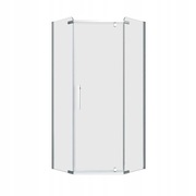 Kabina prysznicowa Liveno RUBI 80 chrom 80x80x195 bez brodzika