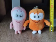 Zestaw pluszaki breloczki 