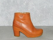 SHABBIES AMSTERDAM Lucie - BOTKI SKÓRA - rozm. 37 - FANTASTYCZNE !!!