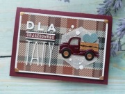 Kartka "Dla Odjazdowego TATY"#1, Dzień Ojca, handmade, A6