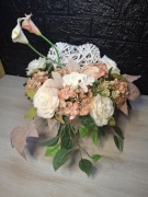 Kompozycja wiazanka stroik nagrobna obciazona 