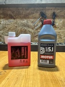 Olej mineralny shimano, DOT 5.1 motul 100ml